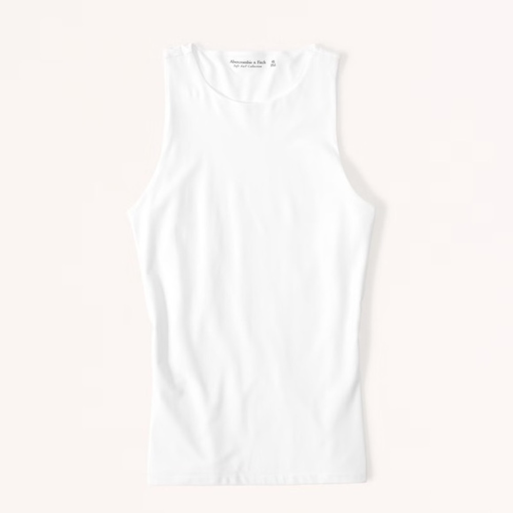 Abercrombie & Fitch White Tank Top